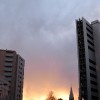 Sonnenuntergang nah