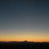 Abendhimmel mit Fuji-san